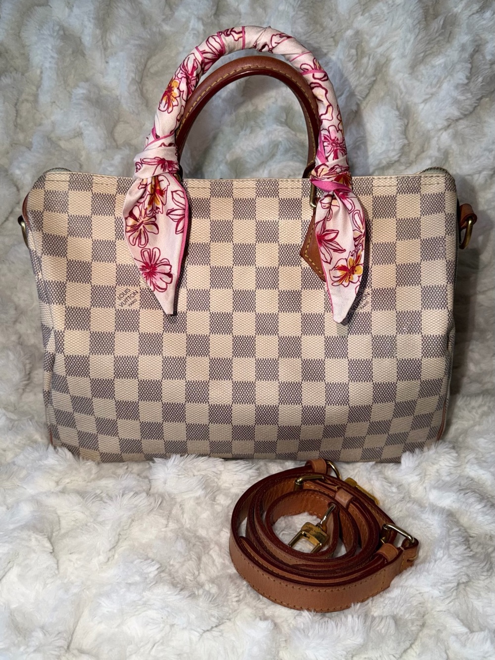 Louis Vuitton Speedy 30 Bandouliere - Damier Azur